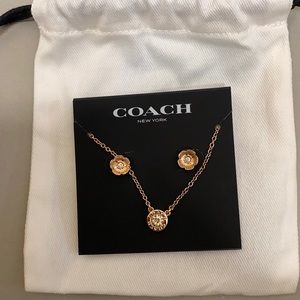 New Coach Jewelry Set